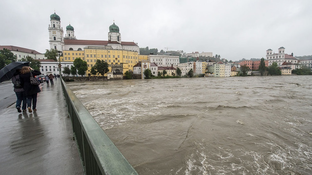 Hochwasser in Passau (Niederbayern) | Bild: picture-alliance/dpa