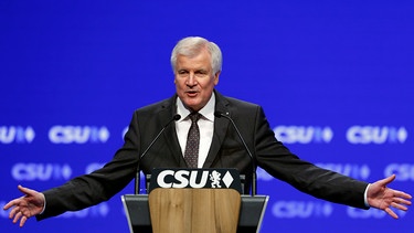Horst Seehofer spricht am 05.11.2016 in München (Bayern) beim CSU-Parteitag. | Bild: Reuters (RNSP)/Michaela Rehle