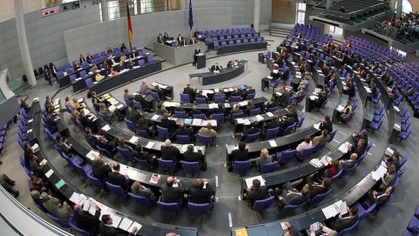 Plenarsaal des Bundestags | Bild: picture-alliance/dpa