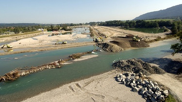 Hochwasserschutzprojekt "Obere Iller" | Bild: picture-alliance/dpa