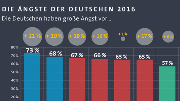 Infografik: Die Ängste der Deutschen 2016 | Bild: BR