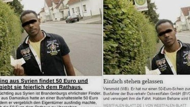Screenshot-Ausschnitt von dem Internet-Auftritt von "DWD-Press - Das Wahre Deutschland" | Bild: BR, Quelle: DWD-Press - Das Wahre Deutschland