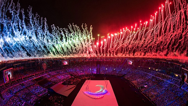 Feuerwerk bei der Eröffnungsfeier der Paralympics am 08. September 2016 im Maracana Stadion in Rio de Janeiro | Bild: picture-alliance/dpa/Thomas Lovelock For Ois/IOC