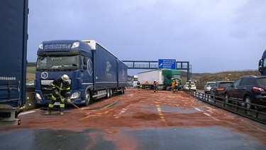 Unfall auf der A3 bei Randersacker | Bild: News5