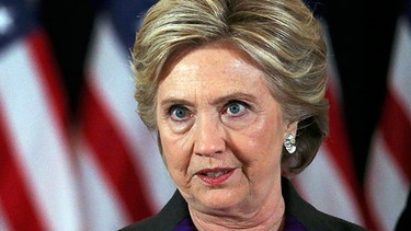 Hillary Clinton bei ihrer Rede nach der Niederlage bei der US-Präsidentschaftswahl | Bild: Reuters (RNSP)
