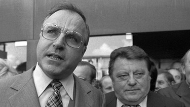 1. Dezember 1976: Helmut Kohl (links) und Franz Josef Strauß in Bonn | Bild: picture-alliance/dpa