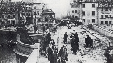 Kriegsende 1945: zerstörtes Bamberg | Bild: Stadtarchiv Bamberg