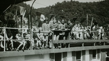 Kriegsende 1945: Willkommensschifffahrt in Passau | Bild: Stadtarchiv Passau