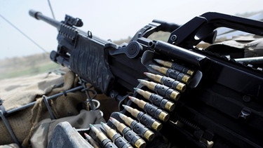 Maschinengewehr MG4 von Heckler & Koch | Bild: pa/dpa/Maurizio Gambarini