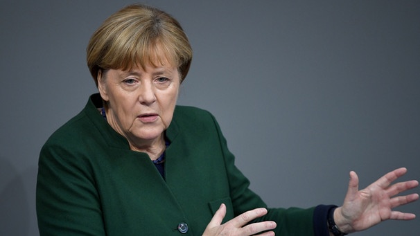 Kanzlerin Angela Merkel im Bundestag | Bild: picture-alliance/dpa