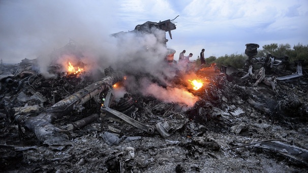 Absturzstelle des Fluges MH17 in der Ostukraine | Bild: picture-alliance/dpa