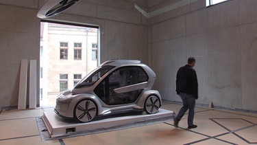 Boden-Luft-Fahrzeug im Zukunftsmuseum Nürnberg | Bild: BR
