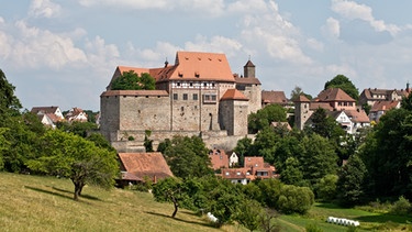 Blick auf die Burg in Cadolzburg im Landkreis Fürth | Bild: picture-alliance/dpa