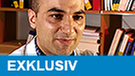 Psychiater Dr. Deniz Karagülle, Banner mit dem Text "Exklusiv" | Bild: BR