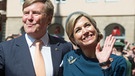 Willem-Alexander und Máxima in Franken | Bild: picture-alliance/dpa
