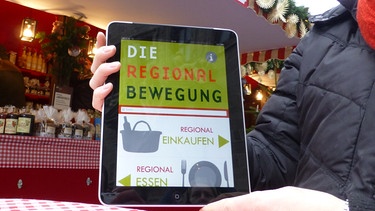 Die RegioApp auf einem Tablet-PC | Bild: BR-StudiO Franken/Linus Lüring