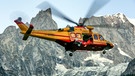 Rettungshubschrauber am Mont Blanc | Bild: picture-alliance/dpa