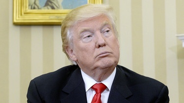 Donald Trump im Weißen Haus | Bild: pa/dpa/abaca