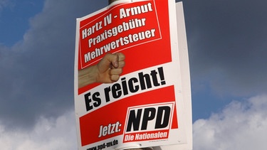 NPD-Plakat | Bild: picture-alliance/dpa