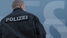 Polizist vor Haus der rechtsextremen Terrorzelle in Zwickau; im Hintergrund Paragraphen-Zeichen | Bild: picture-alliance/dpa; Montage: BR