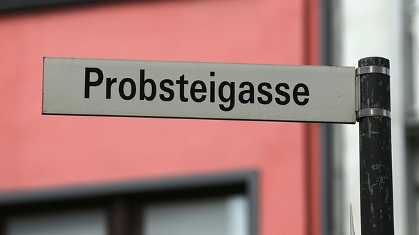 Straßenschild der Kölner Probsteigasse | Bild: picture-alliance/dpa