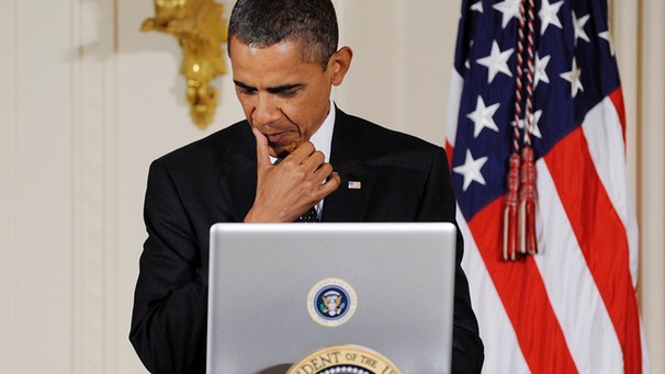 Der Präsident der USA, Barack Obama, spielt in der Affäre Snowden auch eine Rolle | Bild: picture-alliance/dpa