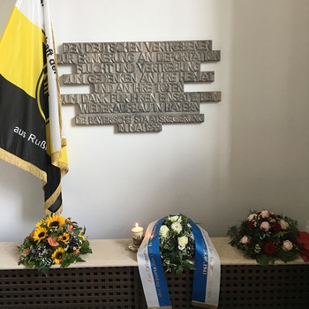 Gedenken an die russlanddeutschen Opfer von Flucht und Vertreibung am 27. August 2017 in der Bayerischen Staatskanzlei in München  | Bild: BR/Gerhard Brack