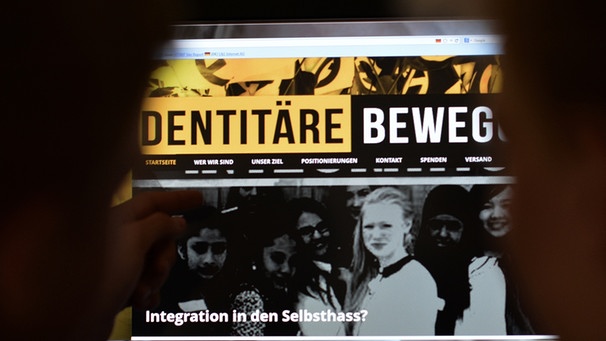 Internetseite der Identitären Bewegung | Bild: picture-alliance/dpa