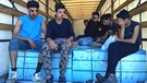 Acht Afghanen auf Ladefläche versteckt | Bild: Bundespolizei