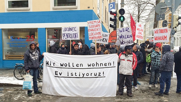 Obdachlosendemo in München am 1.3.2016 | Bild: BR/Eva Limmer