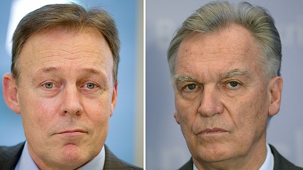 Thomas Oppermann und Jörg Ziercke | Bild: picture-alliance/dpa