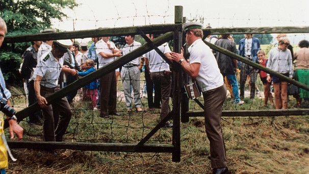 Paneuropäisches Picknick am 19. August 1989 | Bild: picture-alliance/dpa