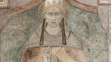 Freskodarstellung von Papst Celestine V  | Bild: Creative Commonos