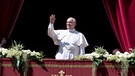 Vatikan: Papst Franziskus I. spendet den traditionellen Segen Urbi et Orbi (Archivbild) | Bild: pa/dpa/Pressefoto ULMER