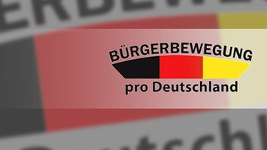 Das Logo der Partei Bürgerbewegung Pro Deutschland | Bild: BR