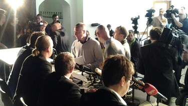 Pressekonferenz der NSU-Nebenkläger | Bild: BR/Karl Broderix