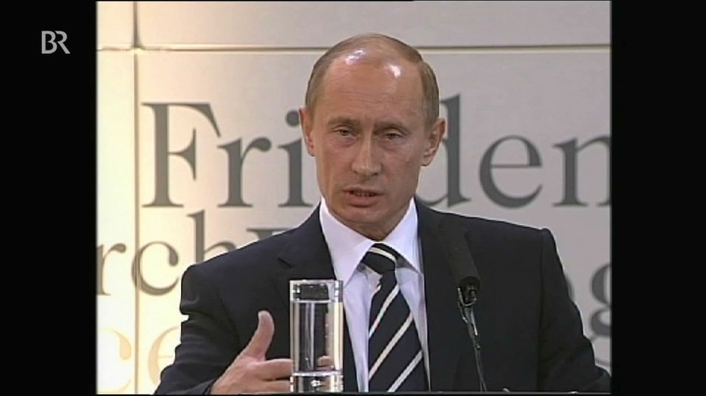 Russlands Präsident Vladimir Putin in München | Bild: Bayerischer Rundfunk