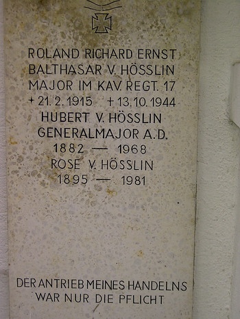 Roland von Hößlin | Bild: Genealogisches Familienarchiv von Hößlin