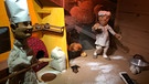 Handwerker-Puppe Bäcker im Augsburger Puppentheater-Museum | Bild: BR/Barbara Leinfelder