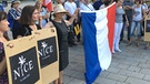 Gedenken in Augsburg für die Opfer von Nizza | Bild: Thomas Pösl/BR