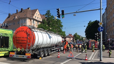 Tramunfall in Augsburg | Bild: Thomas Pösl/BR