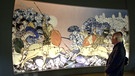 Die Schlacht auf dem Lechfeld als Wandbild (Symboldbild) | Bild: picture-alliance/dpa