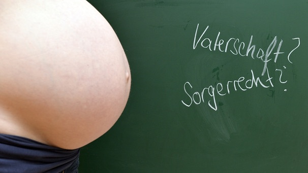 Symbolbild "Schwangerschaft, Vaterschaft, Sorgerecht" | Bild: picture-alliance/dpa / Volkmar Heinz