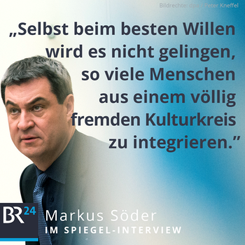 Markus Söder über die Integration von Flüchtlingen | Bild: BR