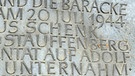 Gedenktafel zur Erinnerung an das gescheiterte Attentat auf Adolf Hitler durch Claus Schenk Graf von Stauffenberg im (Freilichtmuseum Fuehrerhauptquartier Wolfsschanze in Gierloz)  | Bild: picture-alliance/dpa