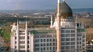 Gebäude in Moschee-Anmutung: Ehemalige Dresdner Tabakfabrik "Yenidze" | Bild: picture-alliance/dpa