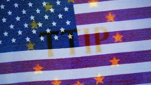 Das TTIP-Abkommen soll die Handelsbeziehungen zwischen Europa und den USA erleichtern. | Bild: picture-alliance/dpa