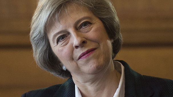 Theresa May, britische Innenministerin | Bild: pa/dpa/Will Oliver