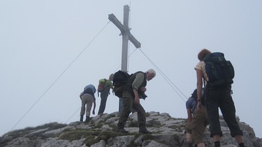Gipfel der Käserwand oberhalb von Bayrischzell | Bild: BR / Redaktion Bergsteiger