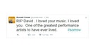 Prominente äußern sich zu Tod von David Bowie | Bild: Twitter